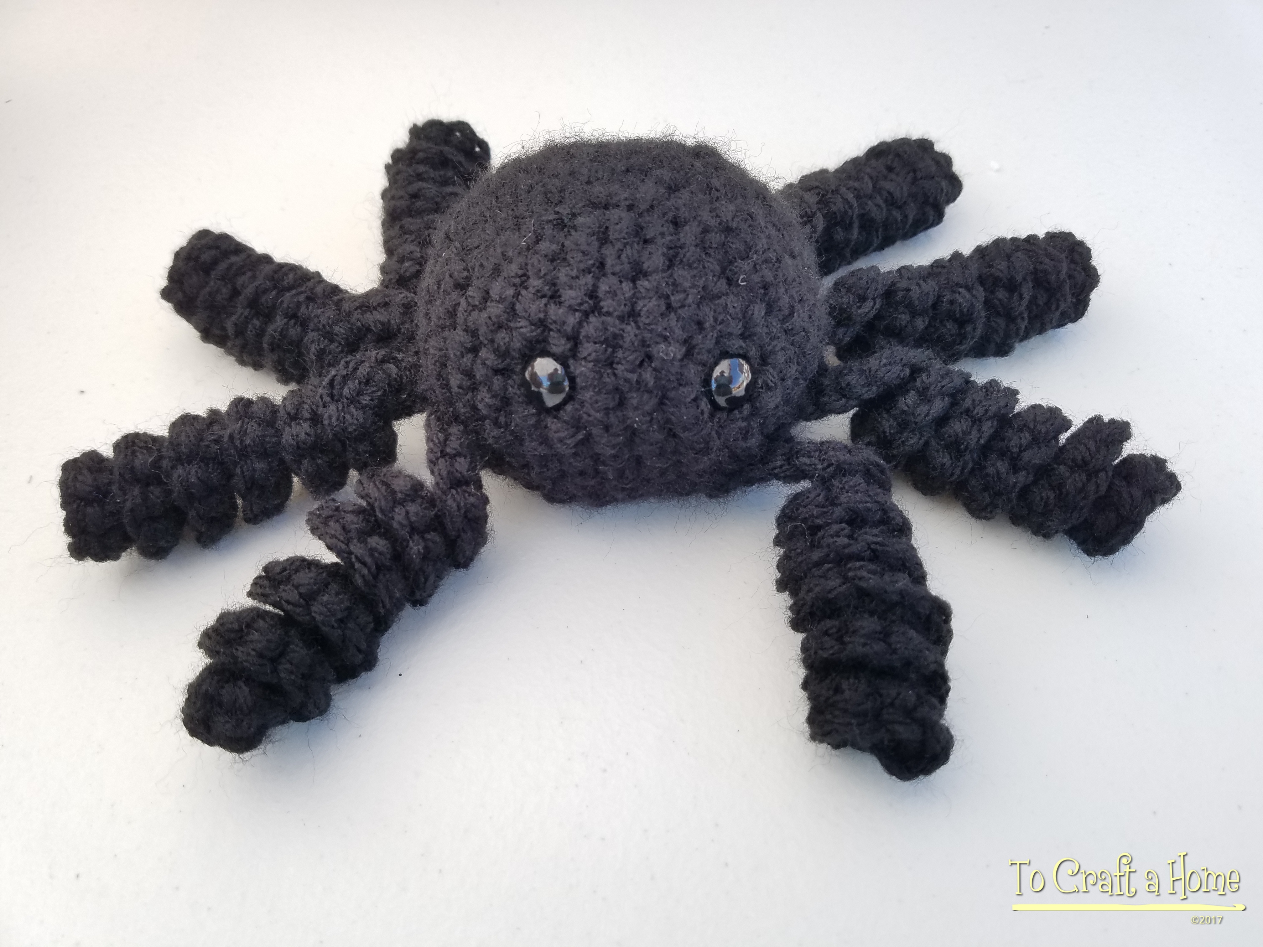 Spider Mommy Long Legs crocheted