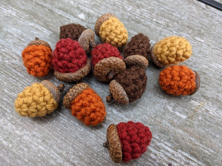 Crochet Acorns To Craft A Home